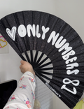 Only Numbers Extra Large Glitter Fan