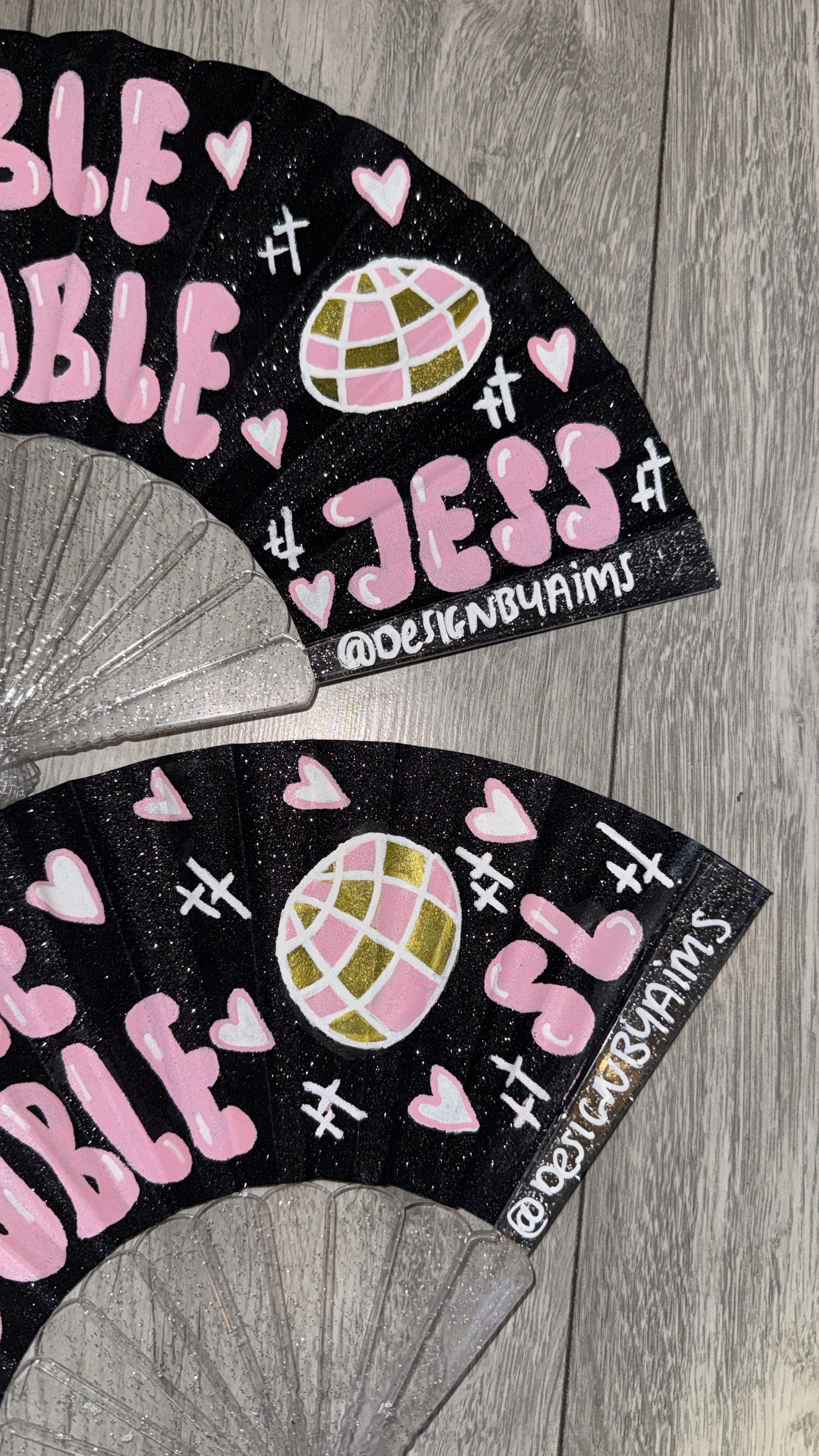 Double Trouble Name Fans (Put in notes what names & Colours You’d Like)